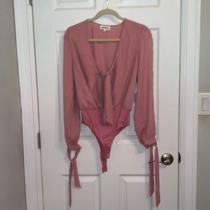About Us Susie bodysuit in Mauve (size small)